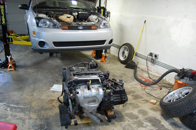 Focus Engine Removal