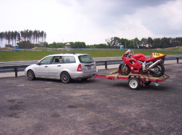 Focus Wagon Towing Motorcycle